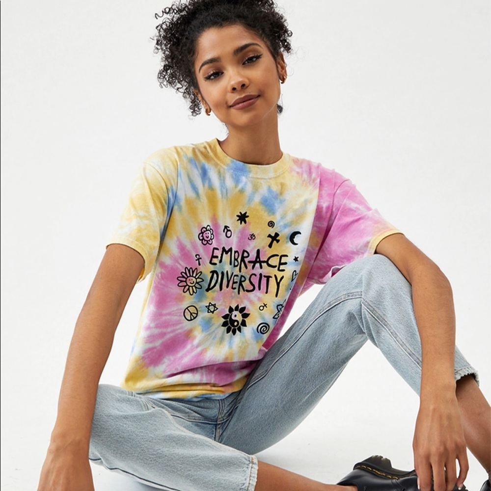 Embrace diversity shirt from Pacsun